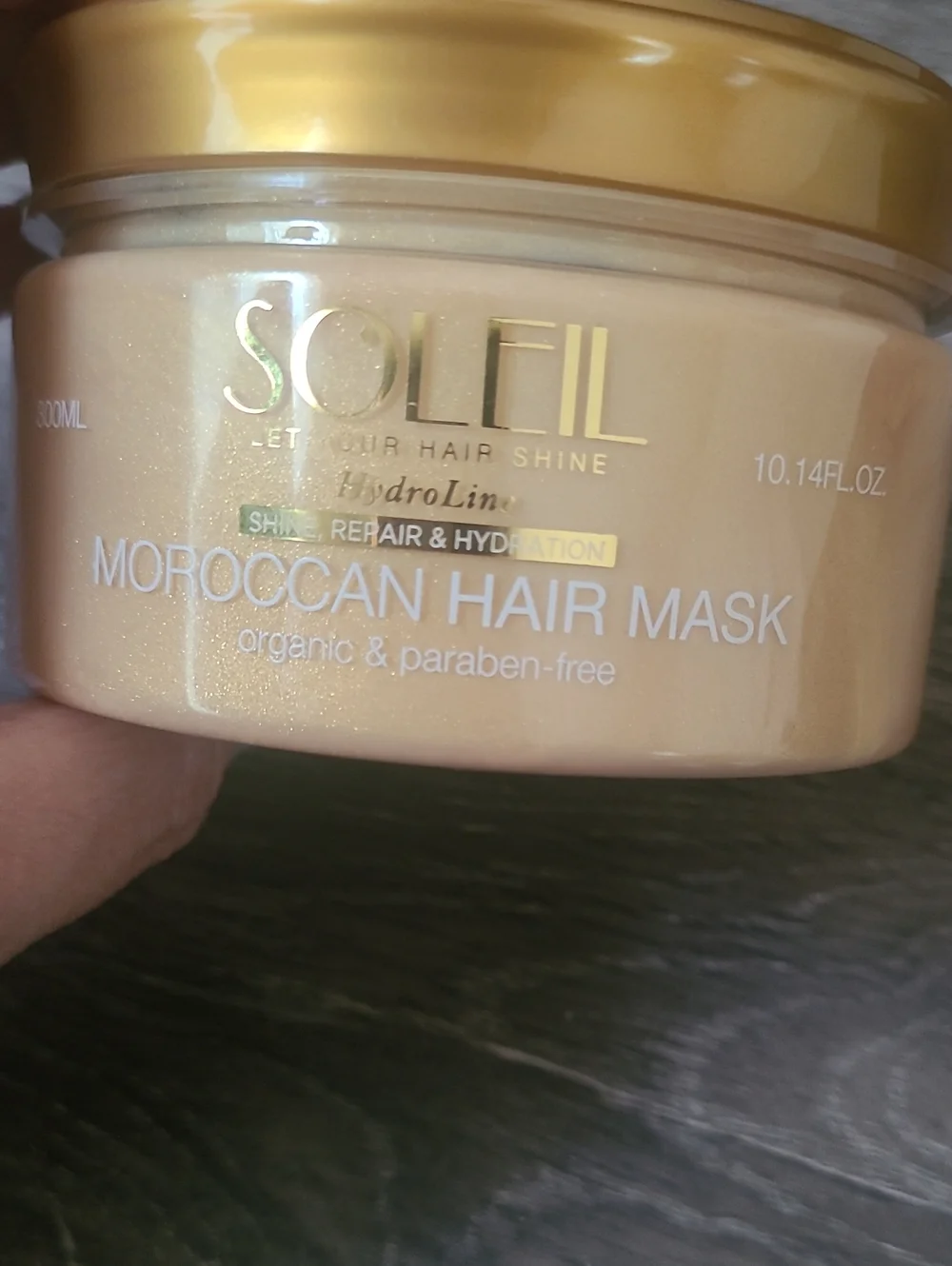 Soleil Moroccan Hair Mask - Golden Cream Hydration